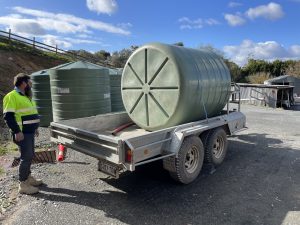 Temporary Water Tank Solution